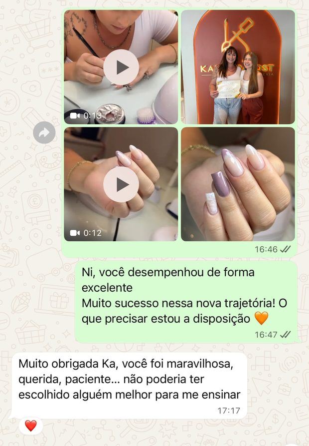 Depoimento de aluna